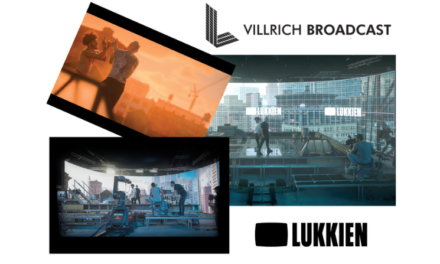 Villrich Broadcast – Lukkien invested in a 22×5 meter LED volume with ROE Diamond panels, a Disguise workflow, and Stype tracking.