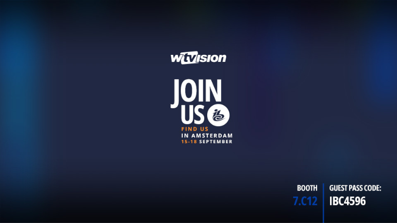 Discover wTVision’s updates at IBC 2023