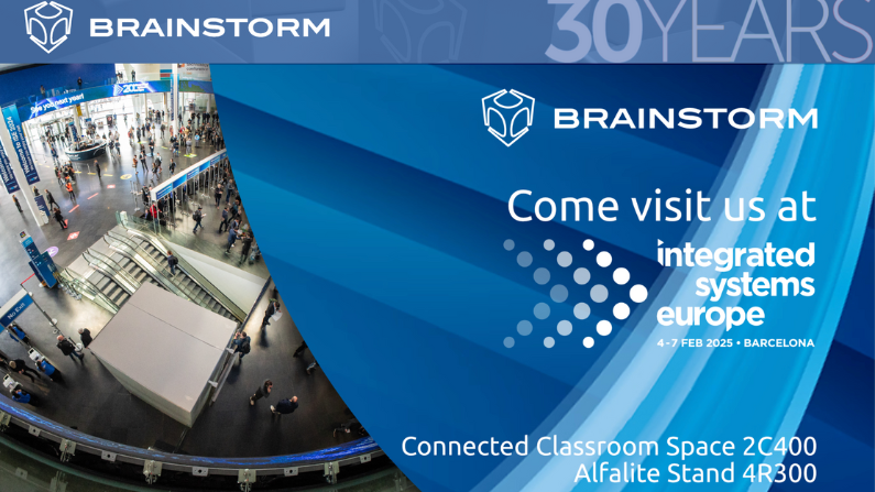 Brainstorm and Alfalite to Showcase Cutting-Edge Virtual Production Solutions at ISE 2025