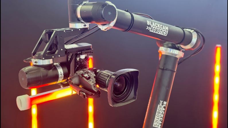Introducing Blackcam® Free-Roaming Camera Pedestal and New Robotic Arm at IBC Amsterdam