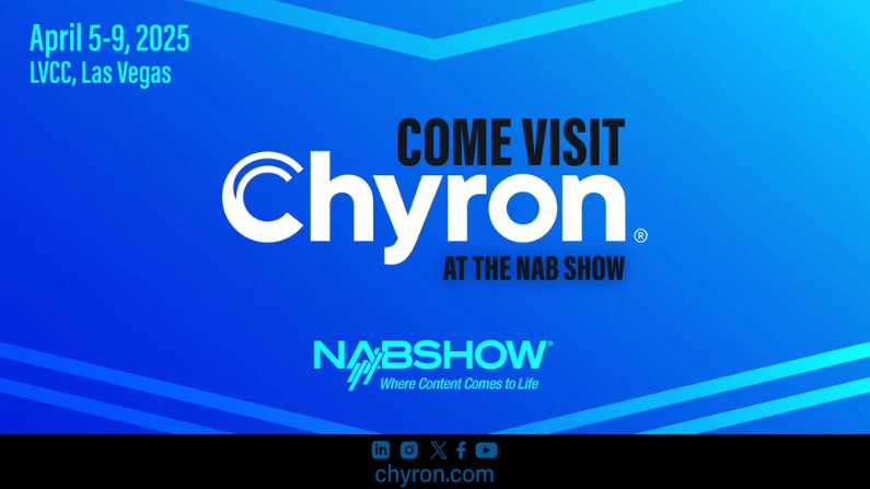 Chyron Set to Showcase Cutting-Edge Innovations at NAB Show 2025